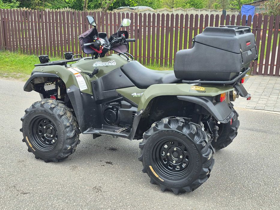 Bardzo Fajny Quad Suzuki Kingquad 700 4x4 wciagarka Homologacja