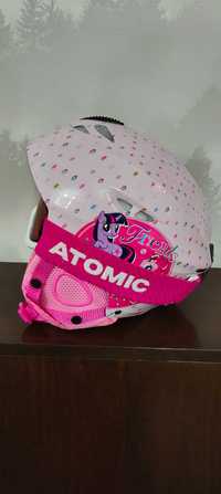 Kask narciarski My Little Pony rozmiar S 48-54 z goglami Atomic