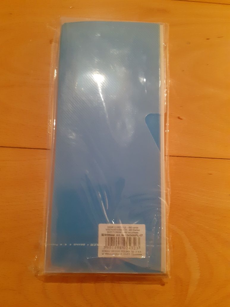 Wizytownik, 460 wizytówek, Donau, elegancki, 2 sztuki za 8 zł