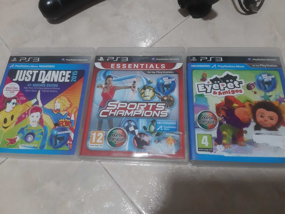 Comando move + Camera + 3 Jogos