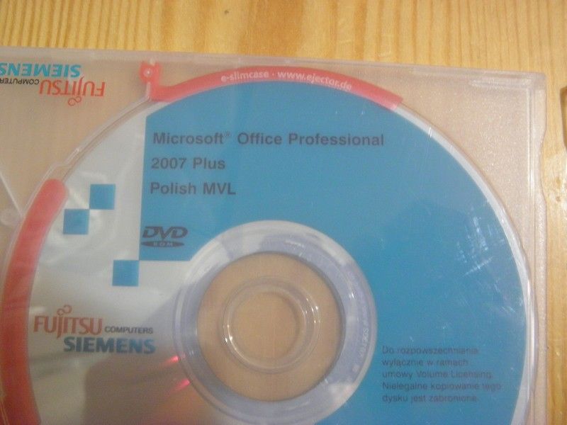 microsoft office professional 2007 plus pakiety biurowe microsoft