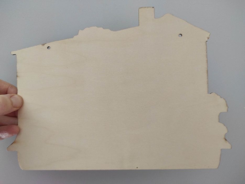 Nowy drewniany wieszak ścienny na klucze dekoracja ścienna