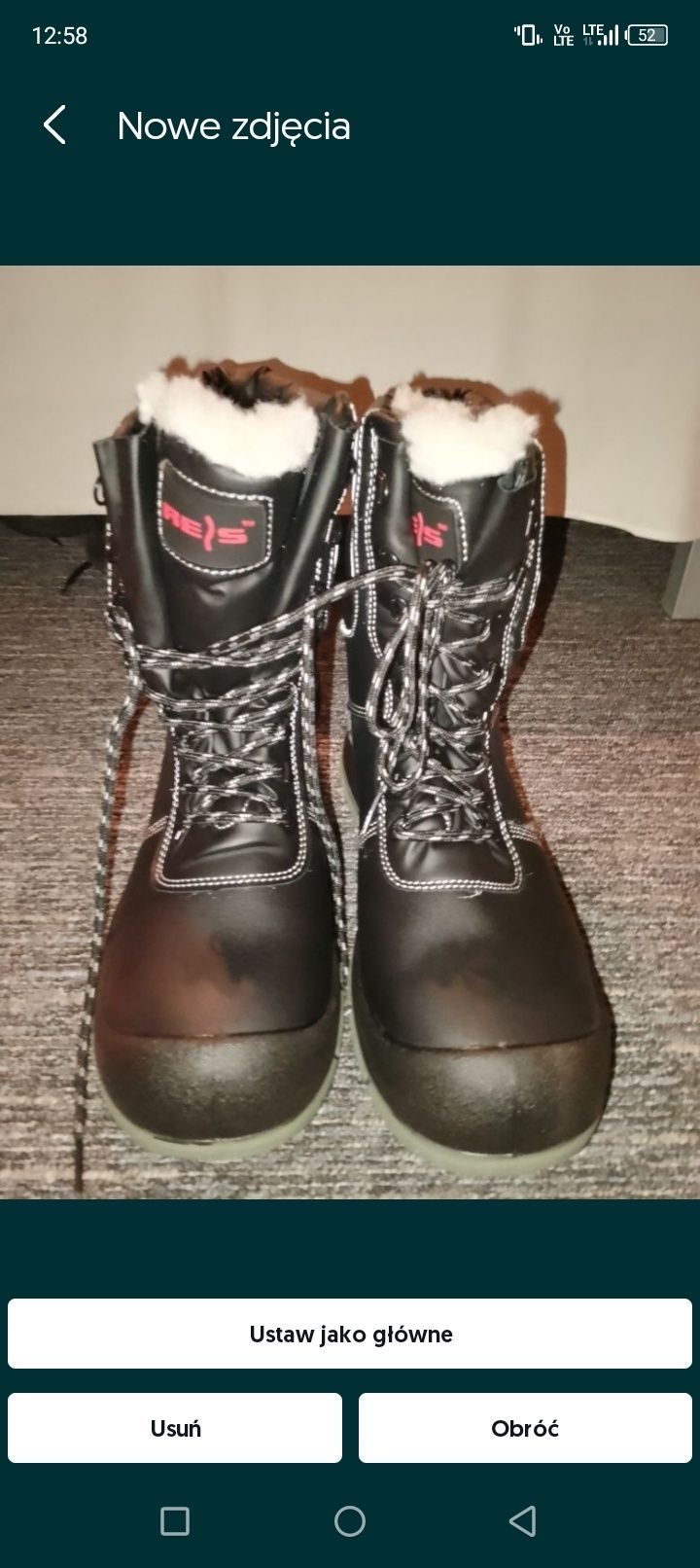 Nowe buty robocze zimowe Reis nr 44 nowe sprzedam !