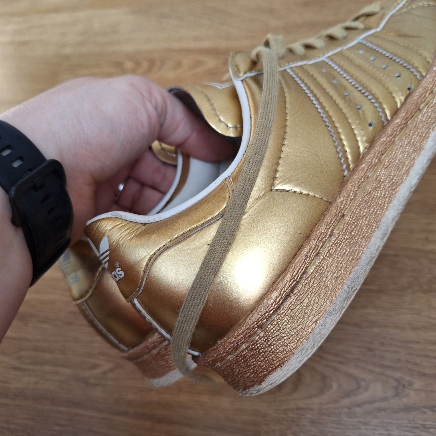 Adidas Supetstar 80s Gold Metallic r.36 2/3- 23cm