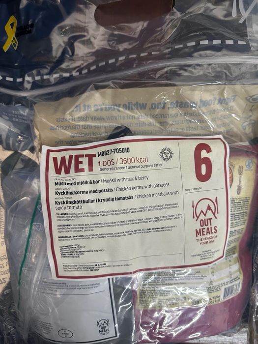 Rações de Combate Suecas