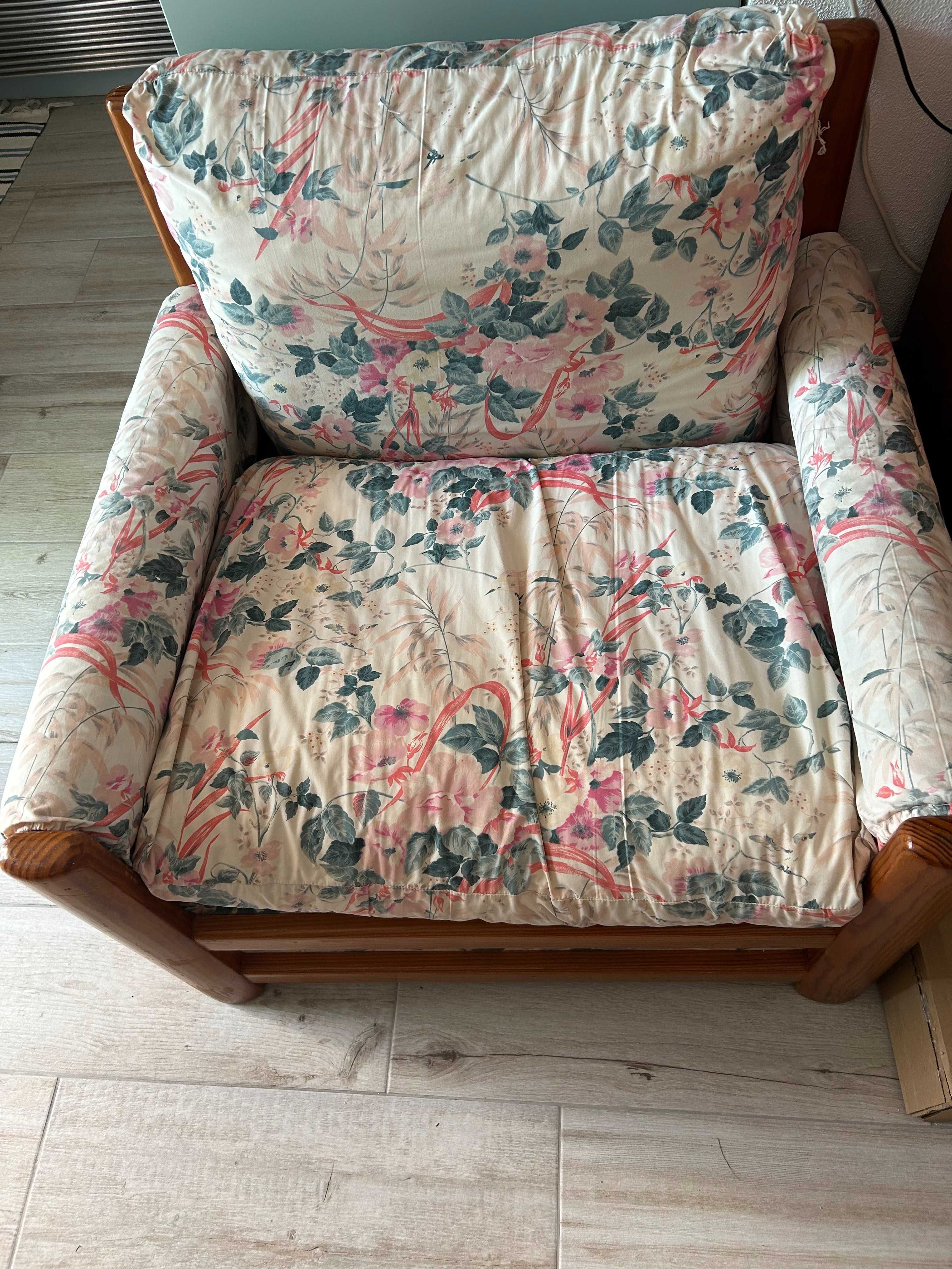 cadeirão estampado