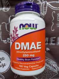 Now Foods, DMAE, ДМАЭ, дмае Диметиламиноэтанол 250 мг 100 кап
