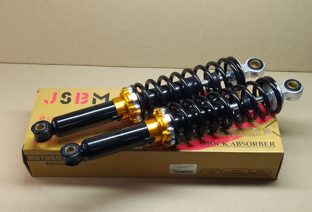 Амортизаторы задние мопеда Альфа Дельта 340мм универсальные