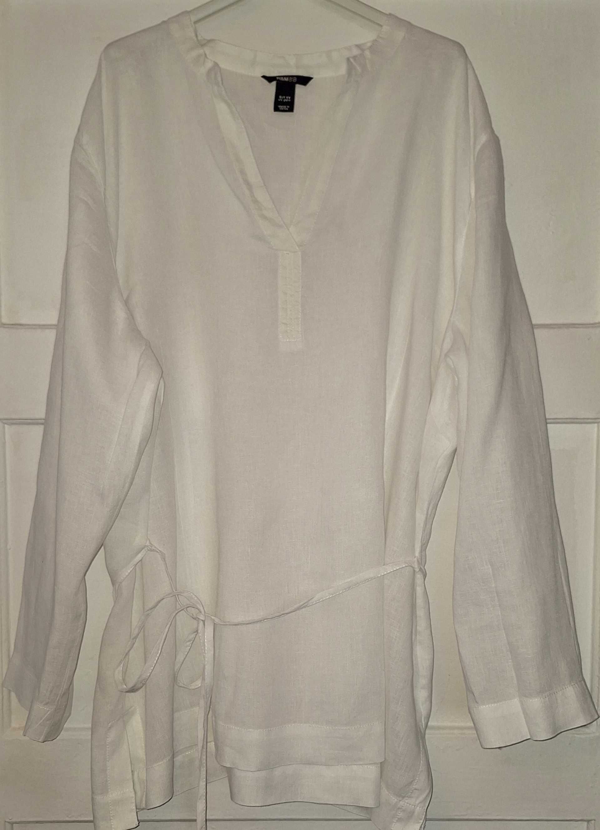 Koszula lniana H&M  BB