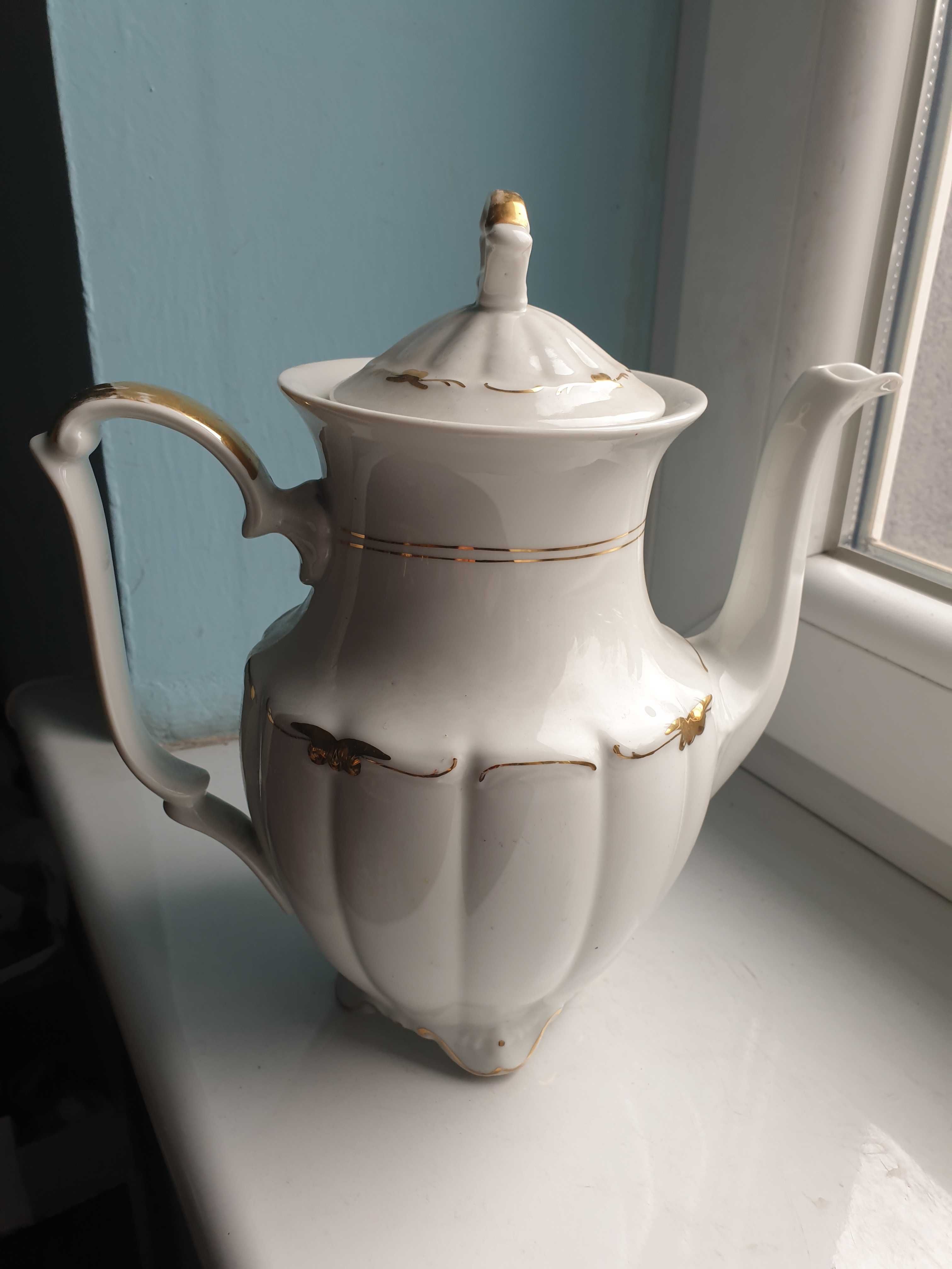 dzbanek do parzenia herbaty porcelana Wałbrzych