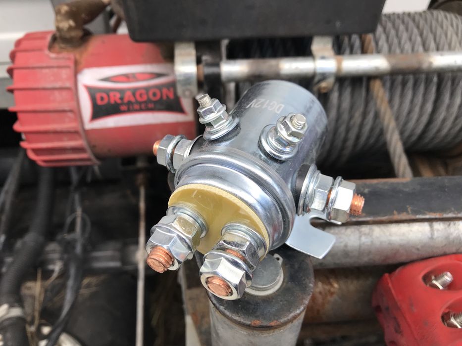 Пульт для лебідки евакуатора 12v/24v силове реле соленоїд