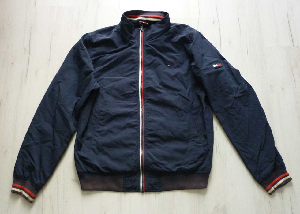 Piękna męska kurtka TOMMY HILFIGER rozmiar M rozpinana zip wys gratis