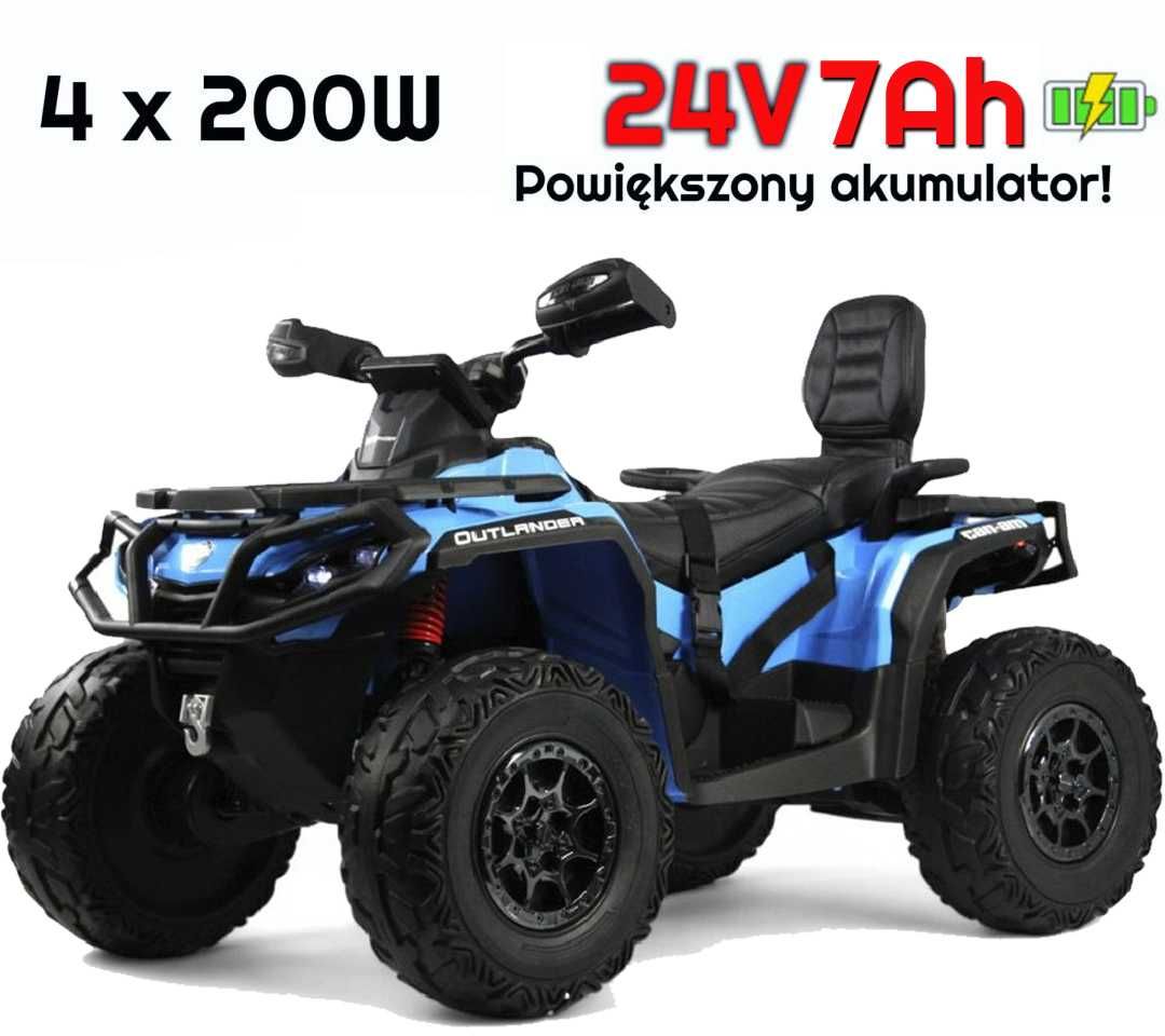 MOCNY Quad elektryczny dla dzieci CANAM OUTLANDER 4x4