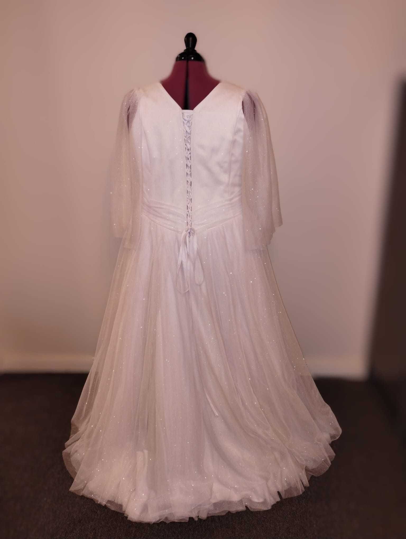 Suknia Ślubna plus size Krój "A" Księżniczka Kwiat Lotosu 48/50
