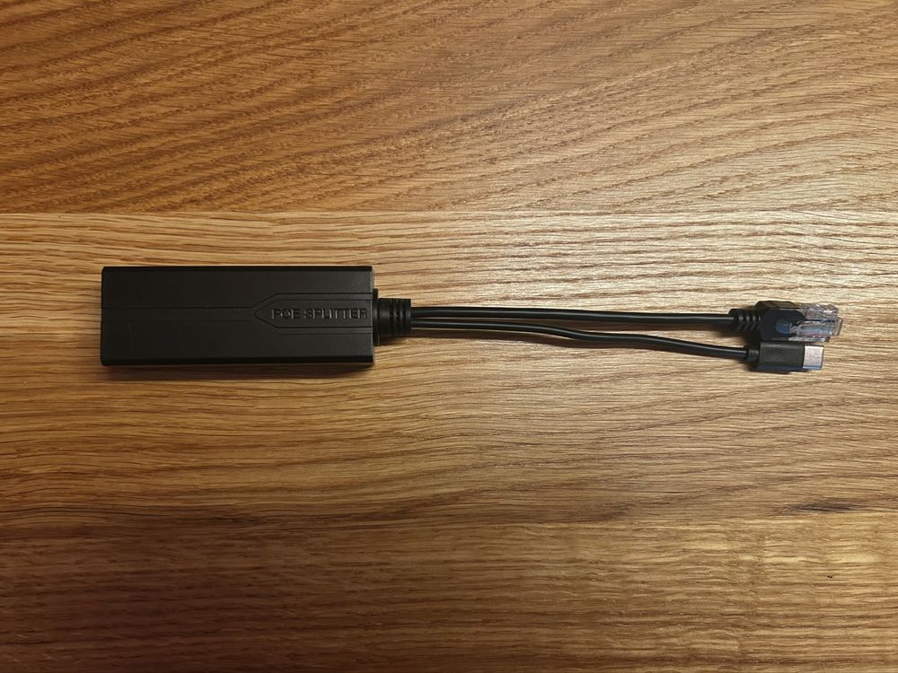 POE Splitter pd08s перехідник Type-C USB + RJ45 LAN
