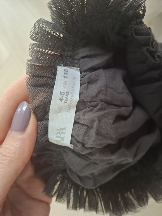 Zara spódnica tiul grafitowa 110