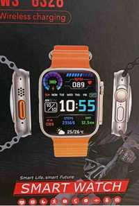zegarek smartwatch pomarańczowy