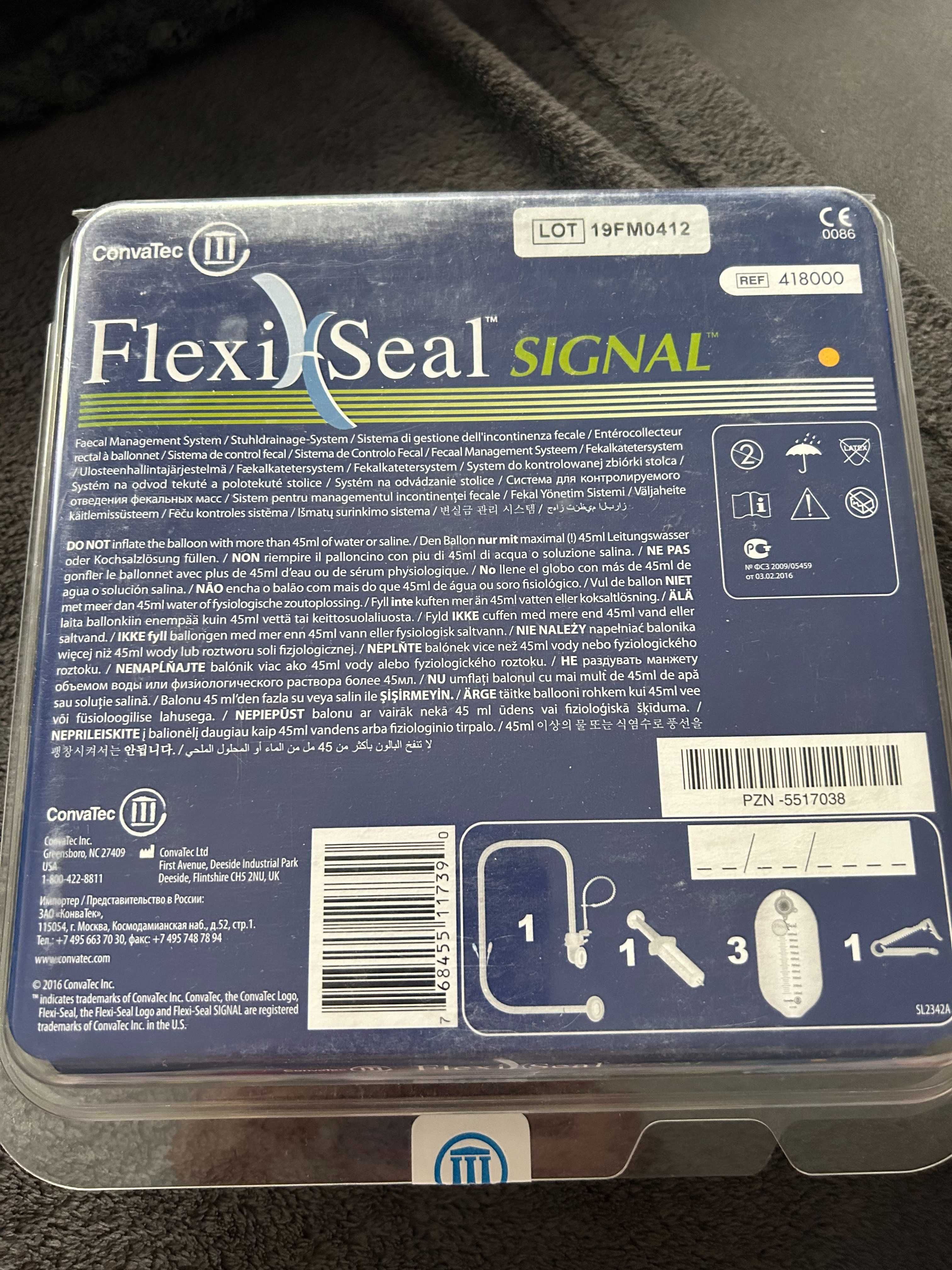 Flexi-Seal® Signal-zestaw do kontrolowanej zbiórki stolca