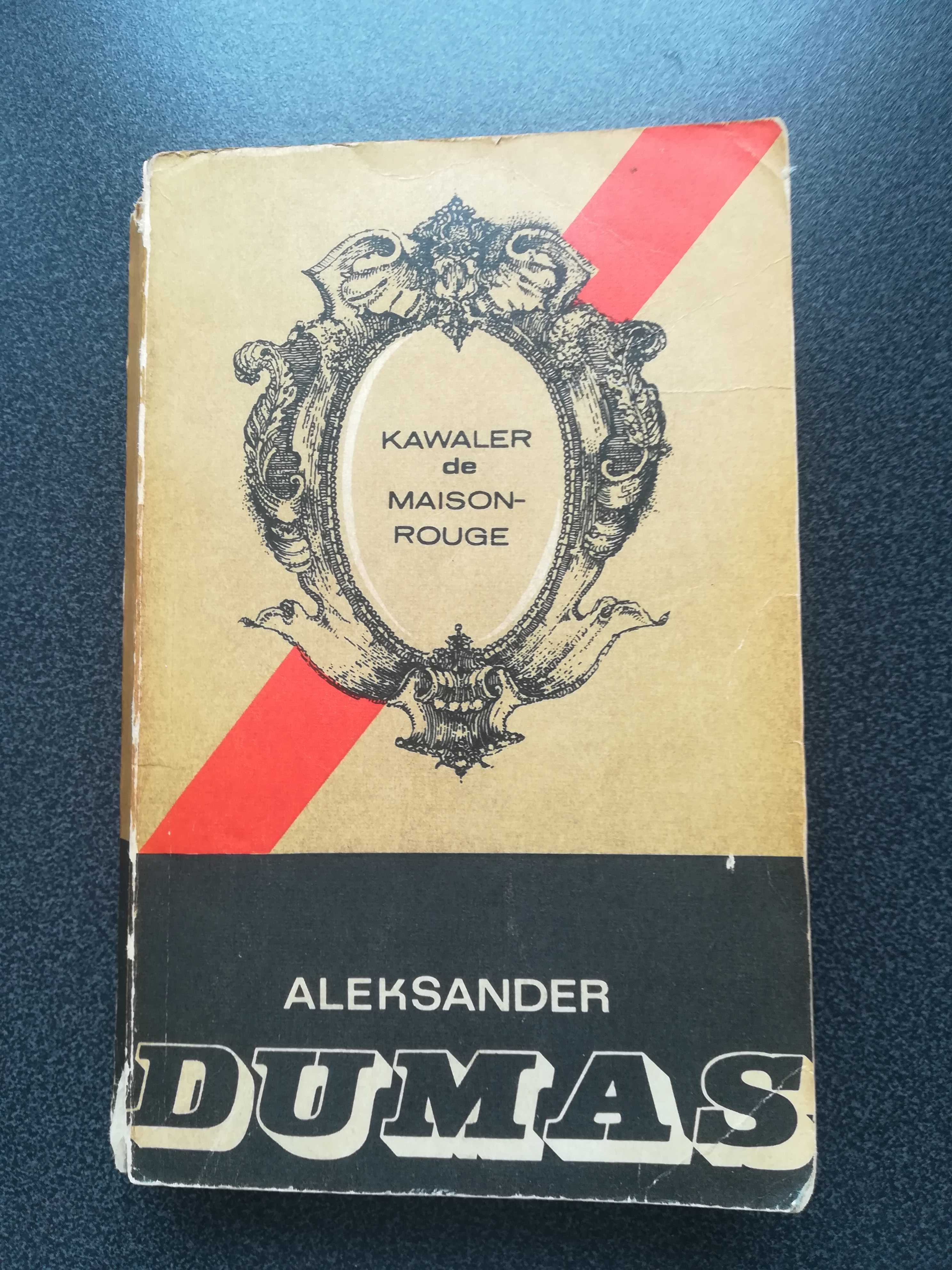 Aleksander Dumas Kawaler de Maison-Rouge klasyka, literatura francuska