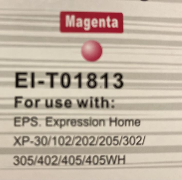 Tinteiro (10) para Epson XP (E1811 E1812 E1813 E1814) novos e selados