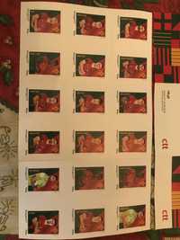 Coleccao selos mundial futebol