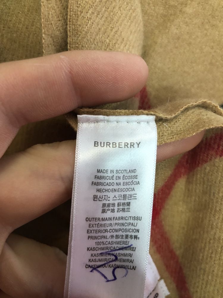 Kaszmirowy szalik Burberry