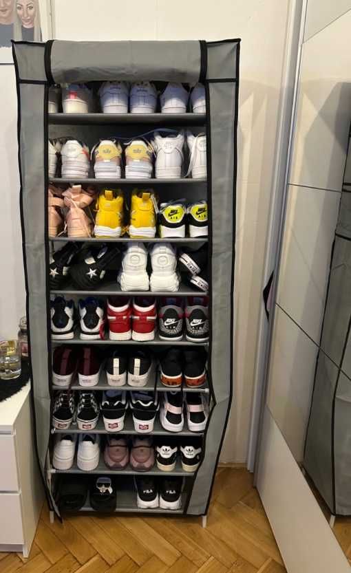 Szafka na buty NOWA wysoka półka regał XXL organizer stojak 9 poziomów