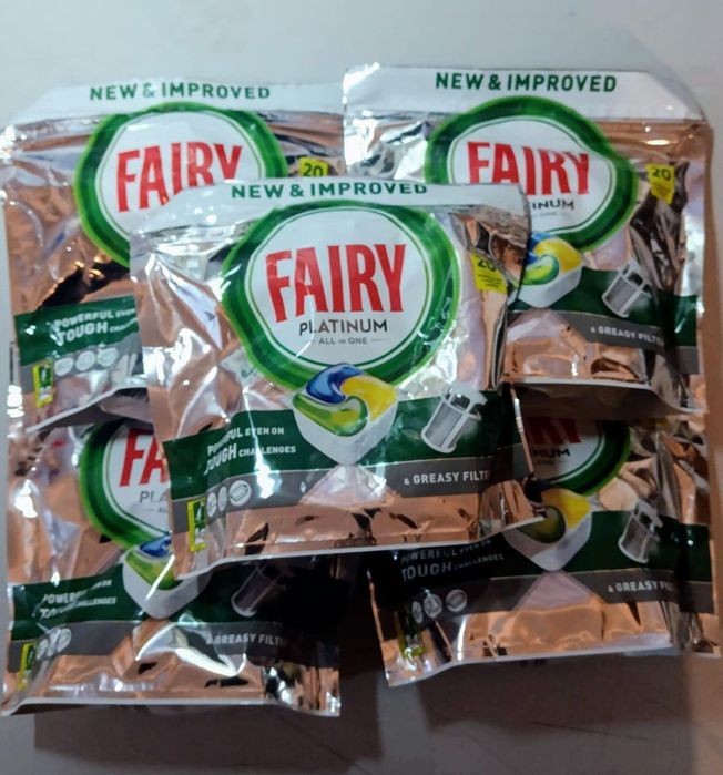 Fairy Platinum Kapsułki do zmywarki 21 szt. 5 opk.