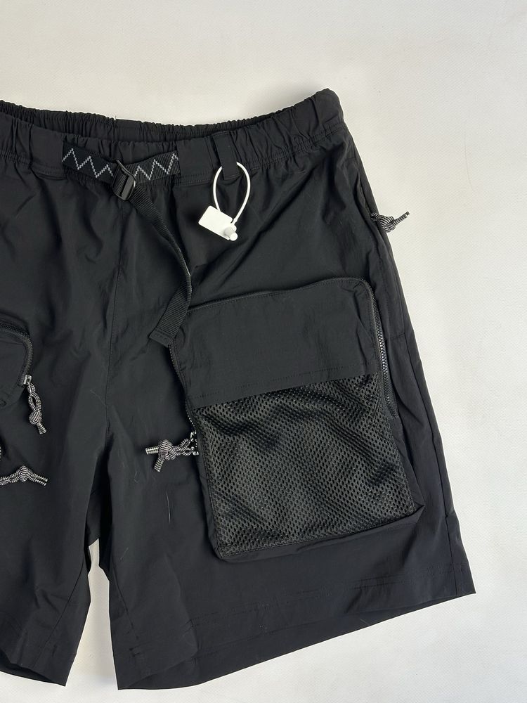 Nike ACG шорти карго чорные шорты чорні найк Л М L трекінгові gorpcore