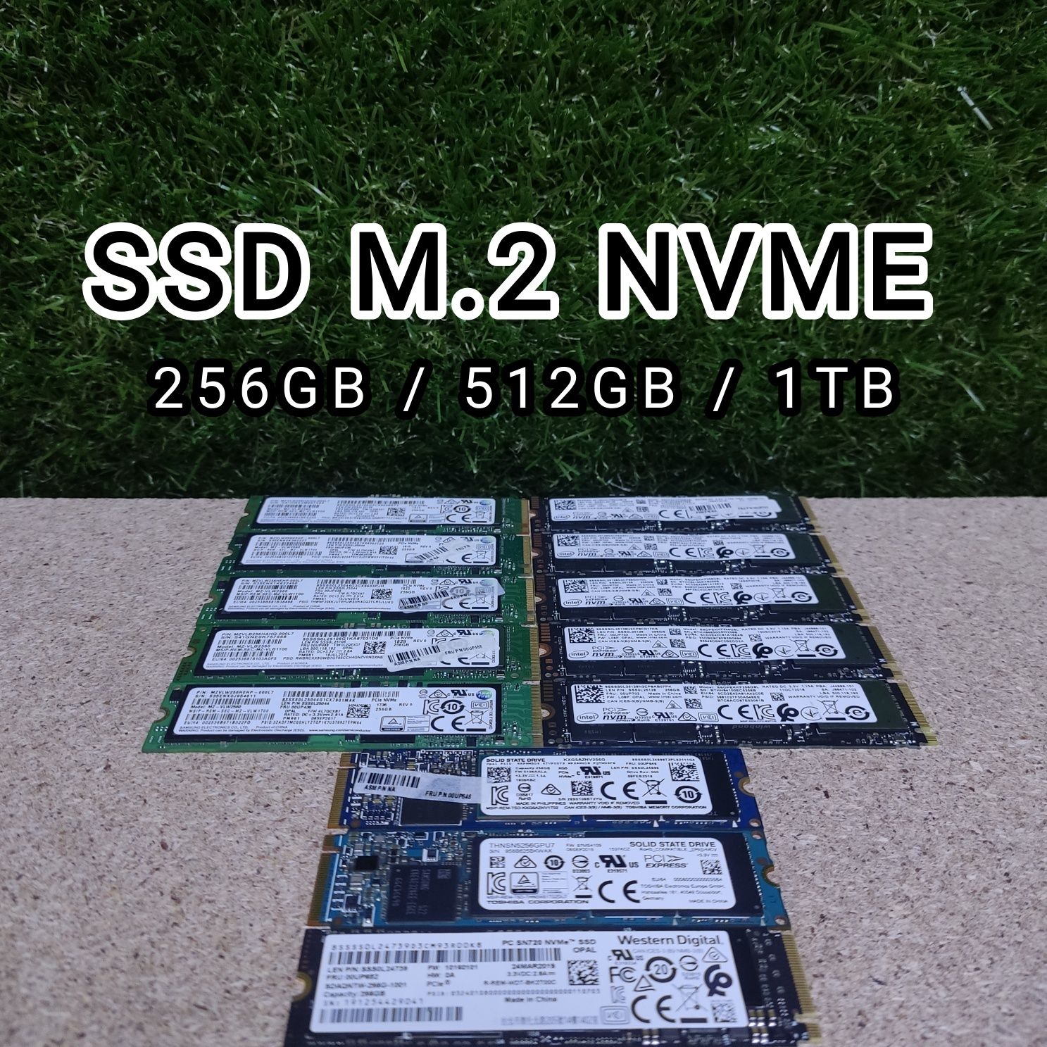 Накопичувач (диск) SSD M.2 NVMe 256GB (512GB, 1TB)