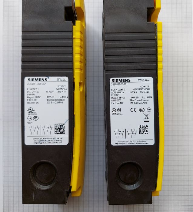 Krańcówka zamek bezpieczeństwa Siemens 3SE5322-0SB21 i 3SE5322-1SD21-1
