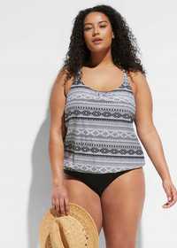 B.P.C tankini oversize czarno-białe we wzory ^50