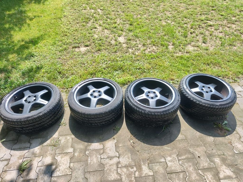 Felgi 17 Borbet zdjęte z golfa 5 vw/audi/skoda 5x112 dwa rozmiary