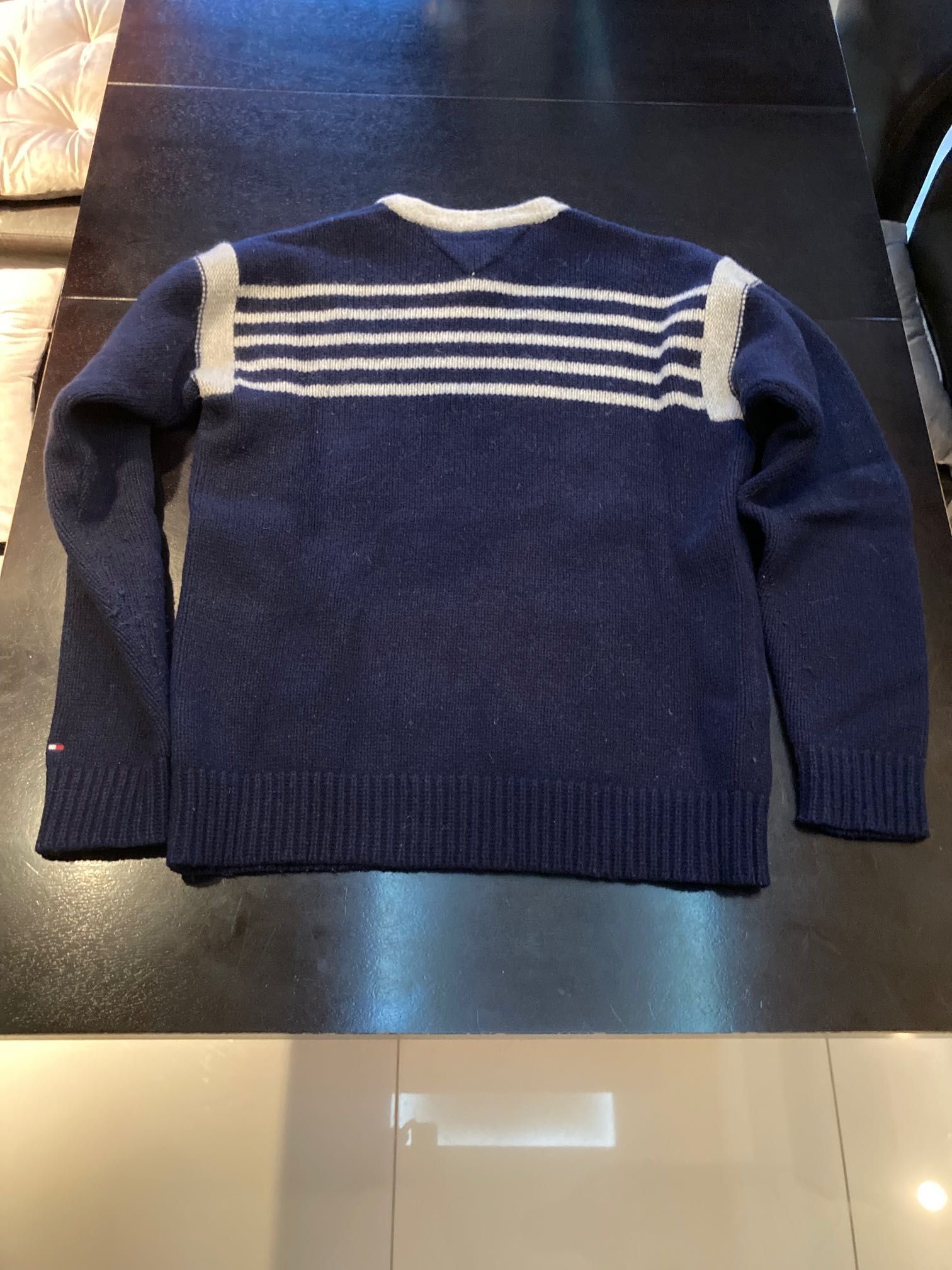 Granatowy sweter Tommy  Hilfiger