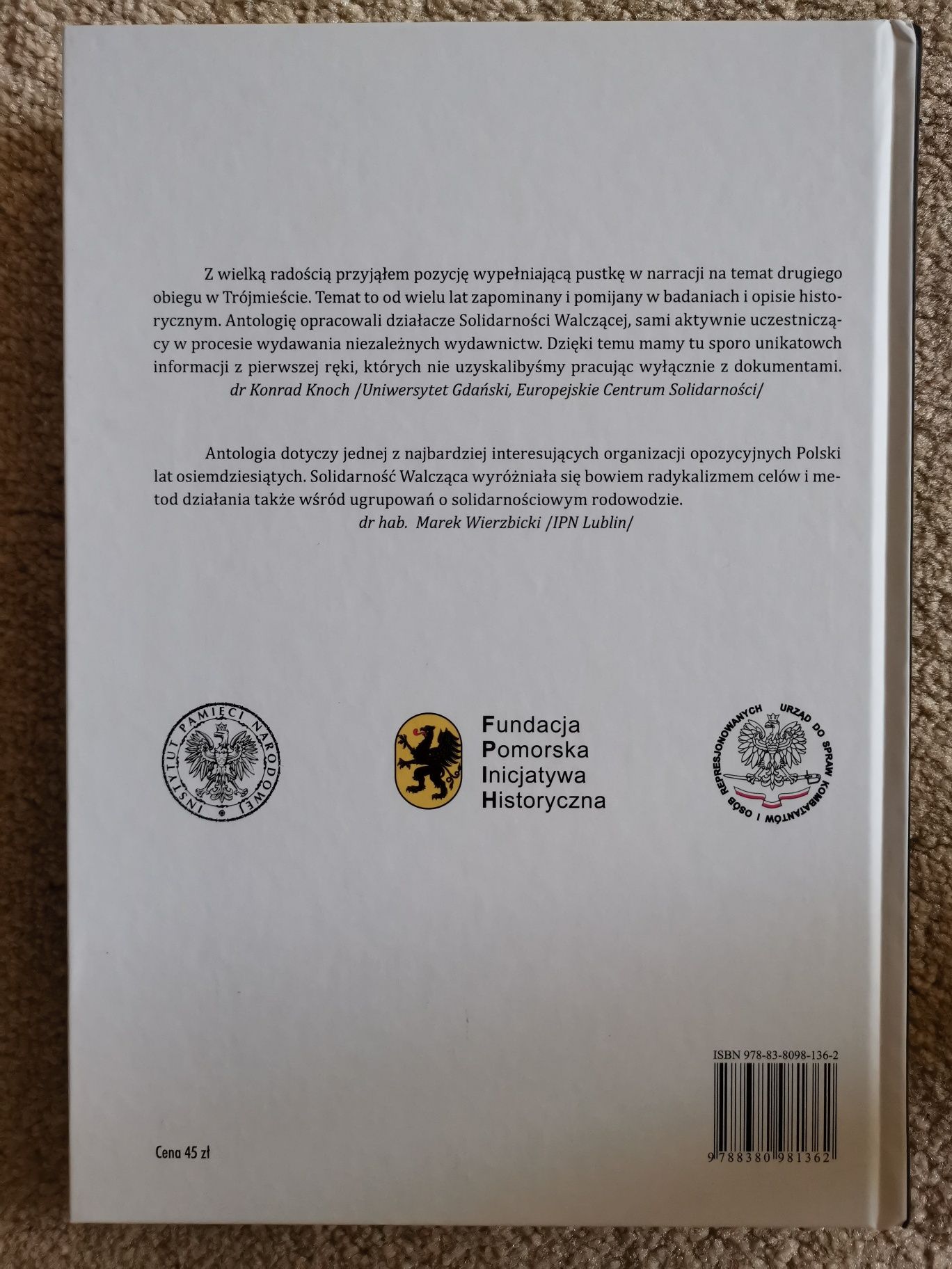 Antologia prasy Solidarności Walczącej w Trójmieście