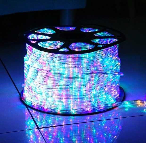 Гірлянда дюралайт 100 метрів силіконовий шланг дощ,сніг, мороз до -45°