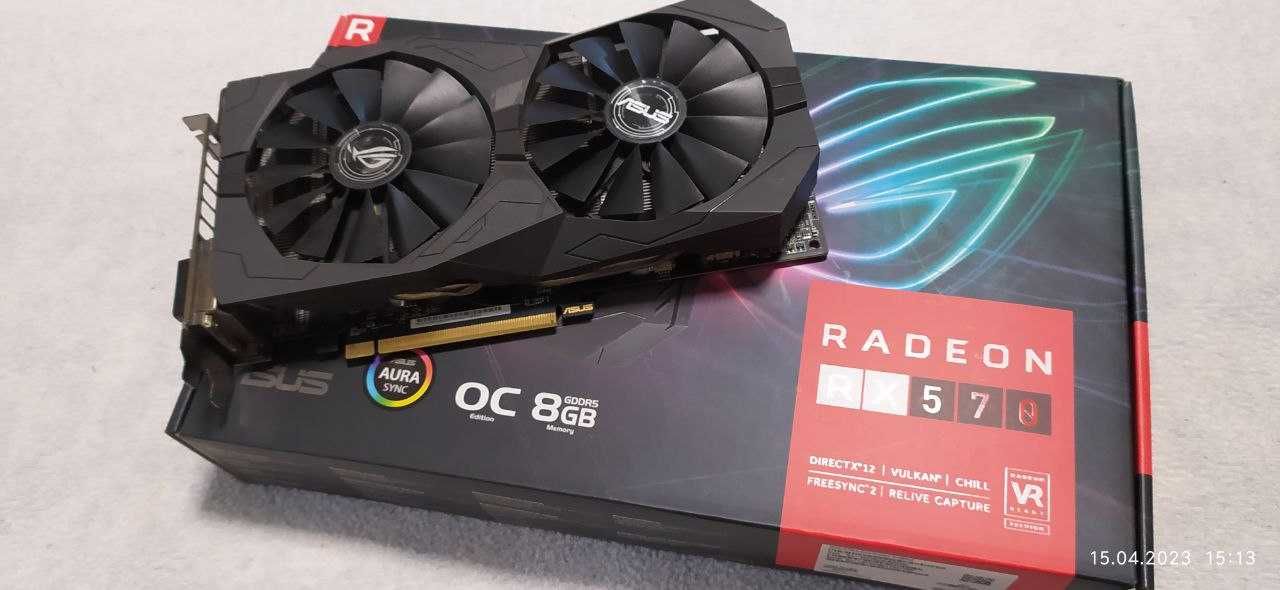 Відеокарта Asus STRIX RX570 8GB