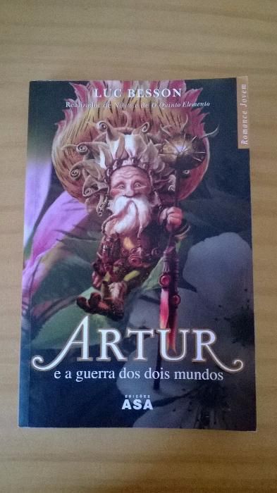 Livro "Artur e a guerra dos dois mundos"