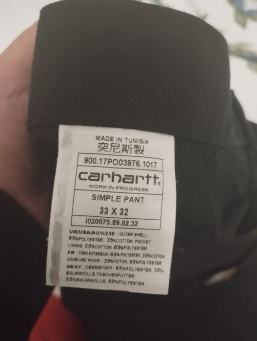 Штаны Carhartt wip simple pant абсолютно новые