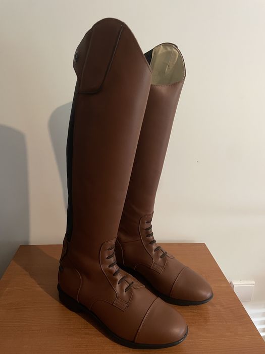 Botas Equitacao Castanhas