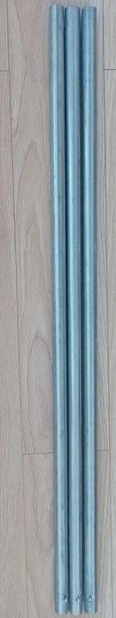 Zestaw słupków słupek 3 długość 105 cm oraz 9 długość 92 cm trampolina