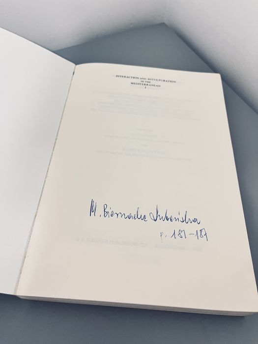 Interaction and Acculturation in the Mediterranean