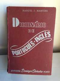 Dicionário Português-Inglês Manuel J. Martins - Ed. Domingos Barreira