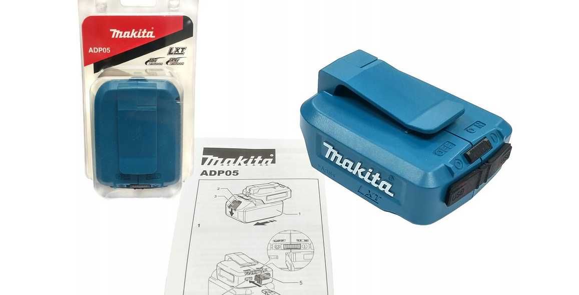 Adapter, ładowarka USB do akumulatora 14,4-18V Makita ADP05