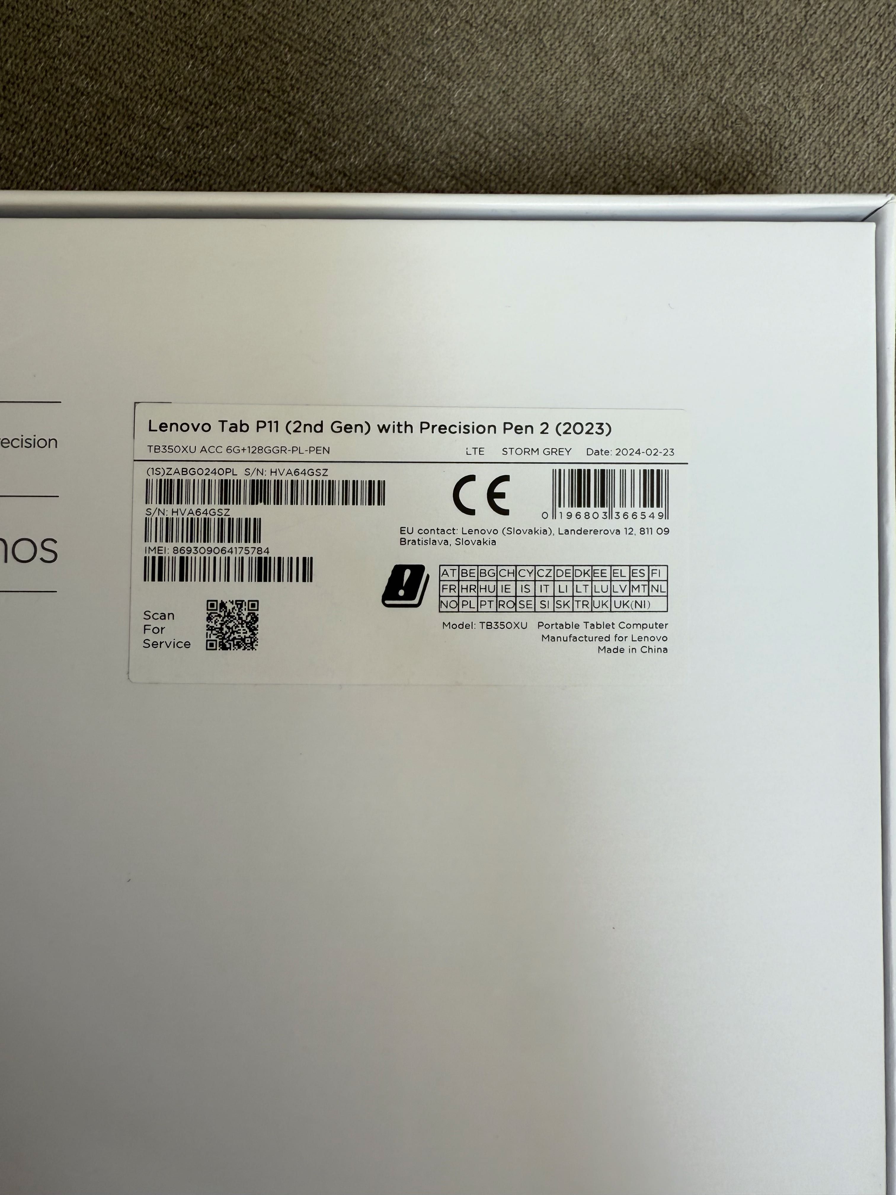Tablet Lenovo P11 ( gen2 )