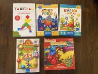 Gry edukacyjne, planszowe, Stuku Puku, karty emocji
