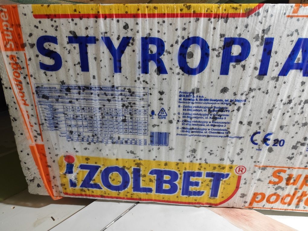 Styropian do ocieplenia 8cm