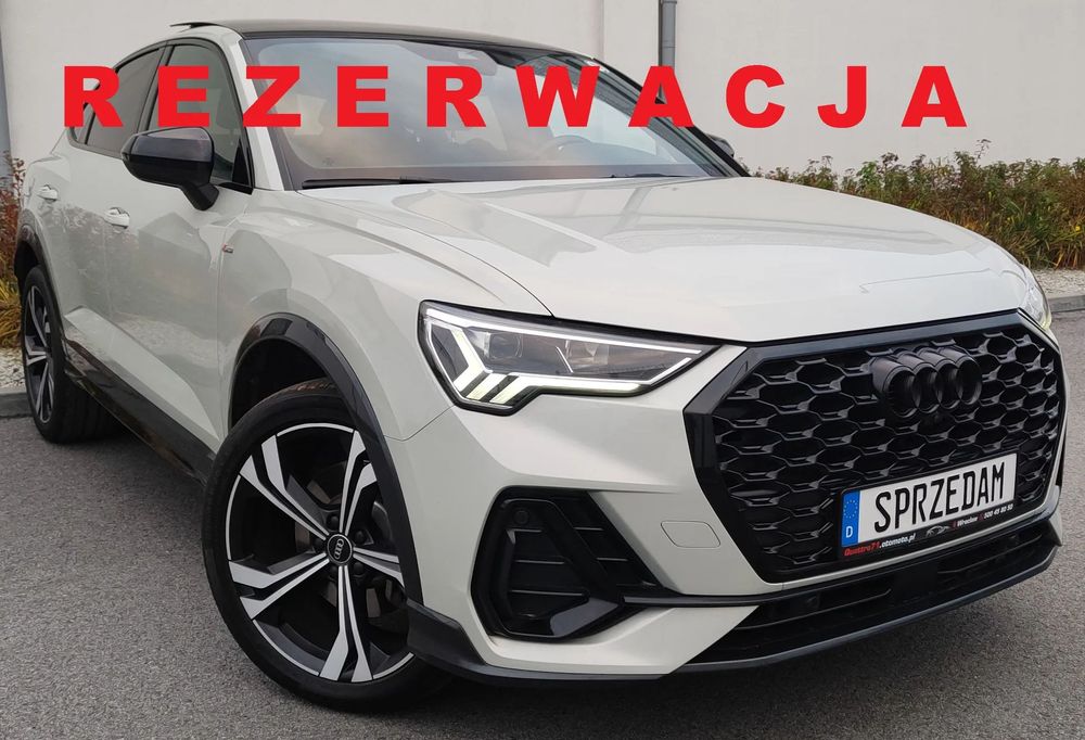 Audi Q3 Sportback S_Line*Hybrid*245KM*LED*Panorama*Alcantara*Kamery360*BangOlufsen*Alu20