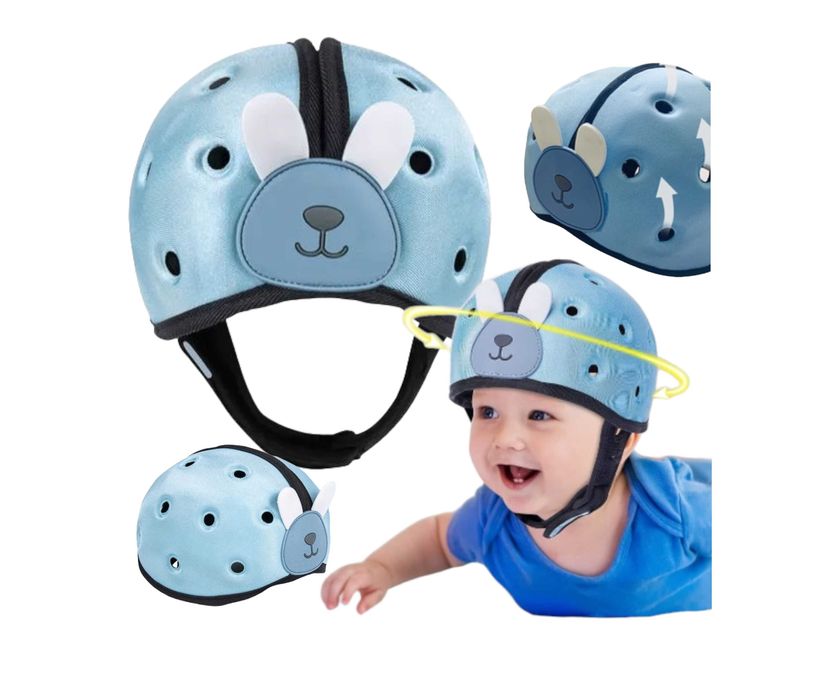 Kask dla najmłodszych do raczkowania NAUKI chodzenia NOWY 40-52 cm