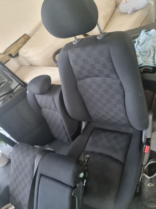 Fotele komplet Mercedes kl.c. w 203 elektrycze polift